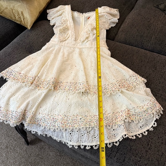 Farm Rio Eyelet Patch Beaded Mini Dress Size Small Retail $375
Amazing Condition - Picture 9 of 16